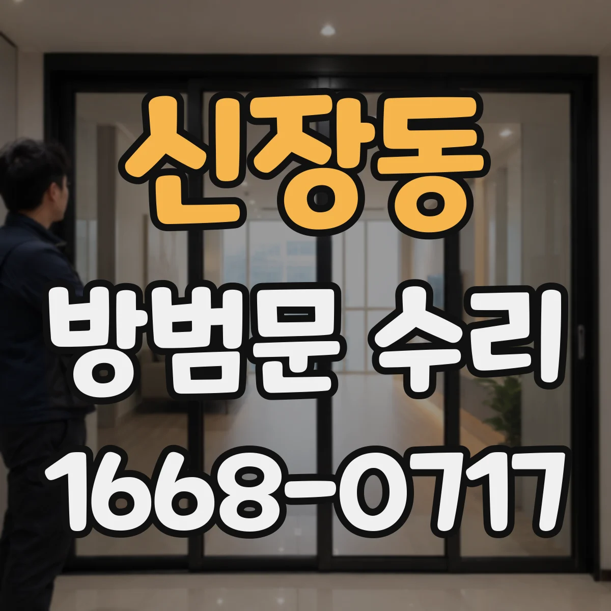 신장동 방범문 수리