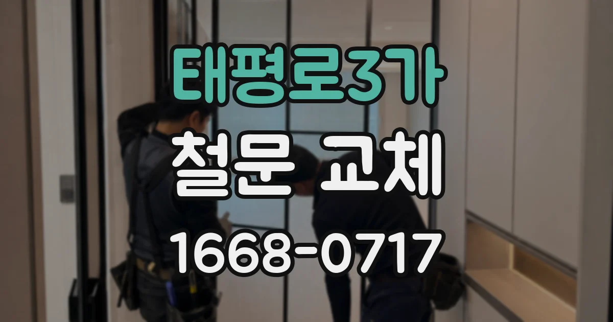 태평로3가 철문 교체