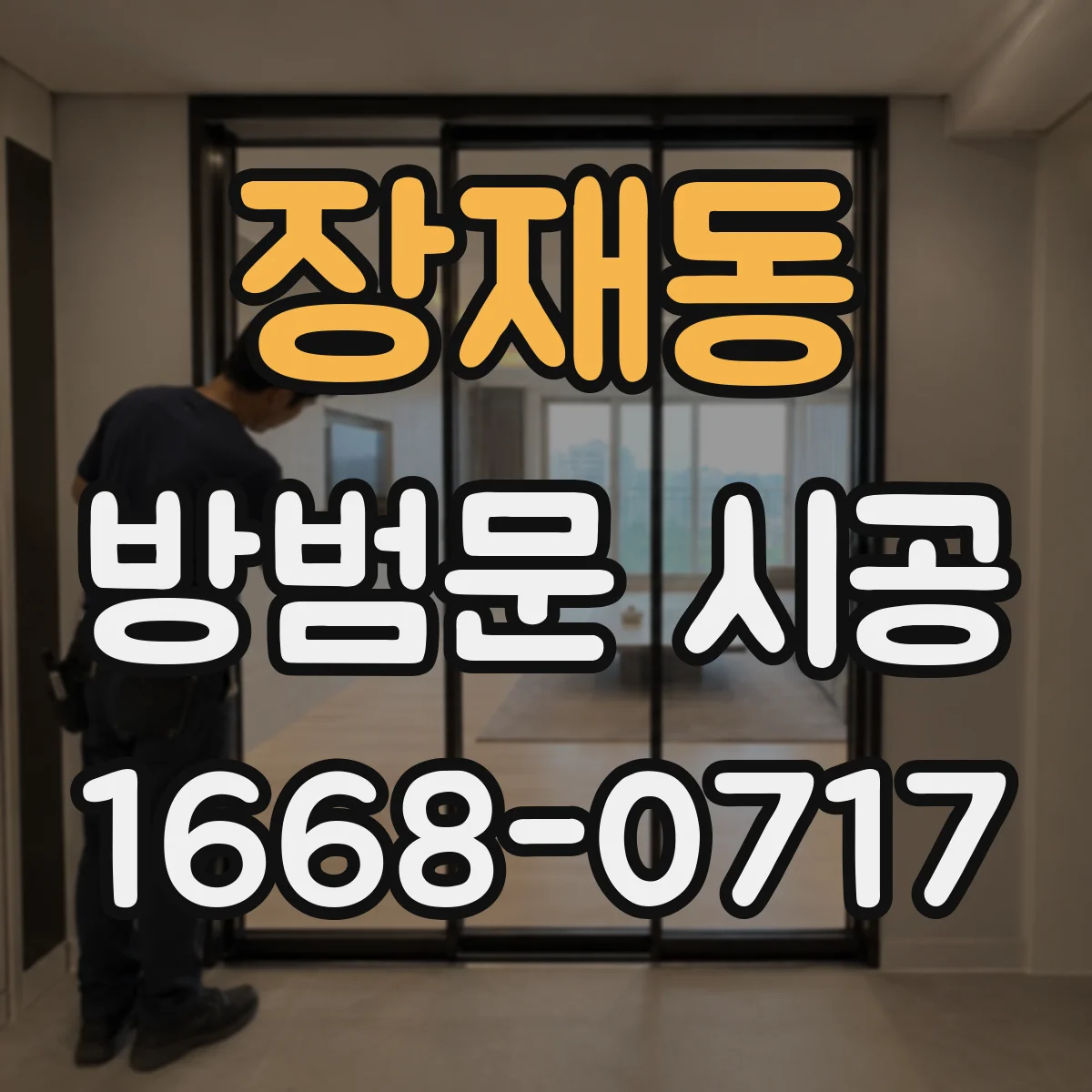 장재동 방범문 시공