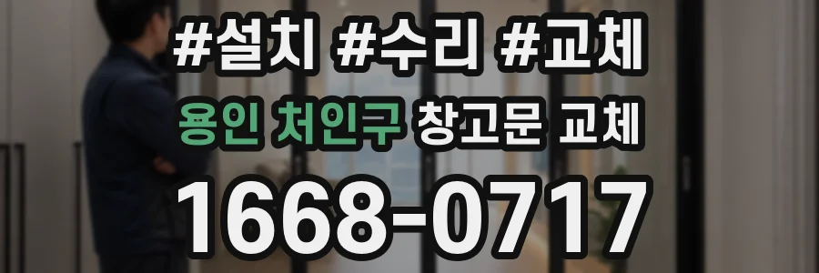 용인 처인구 창고문 교체