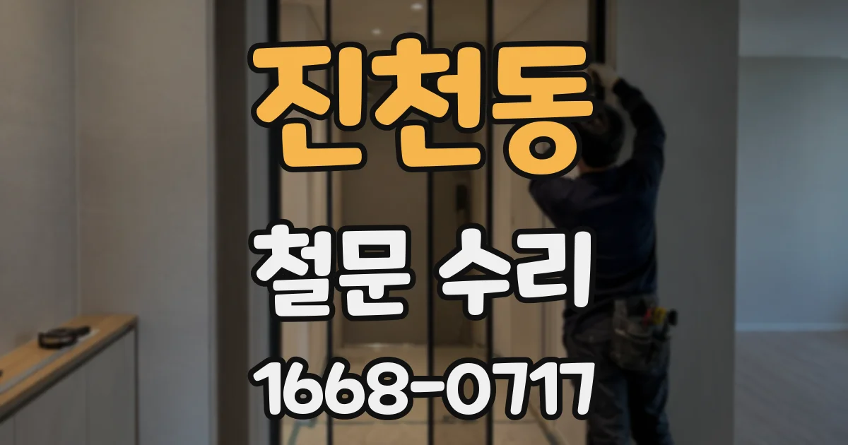 진천동 철문 수리