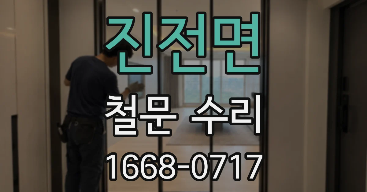 진전면 철문 수리