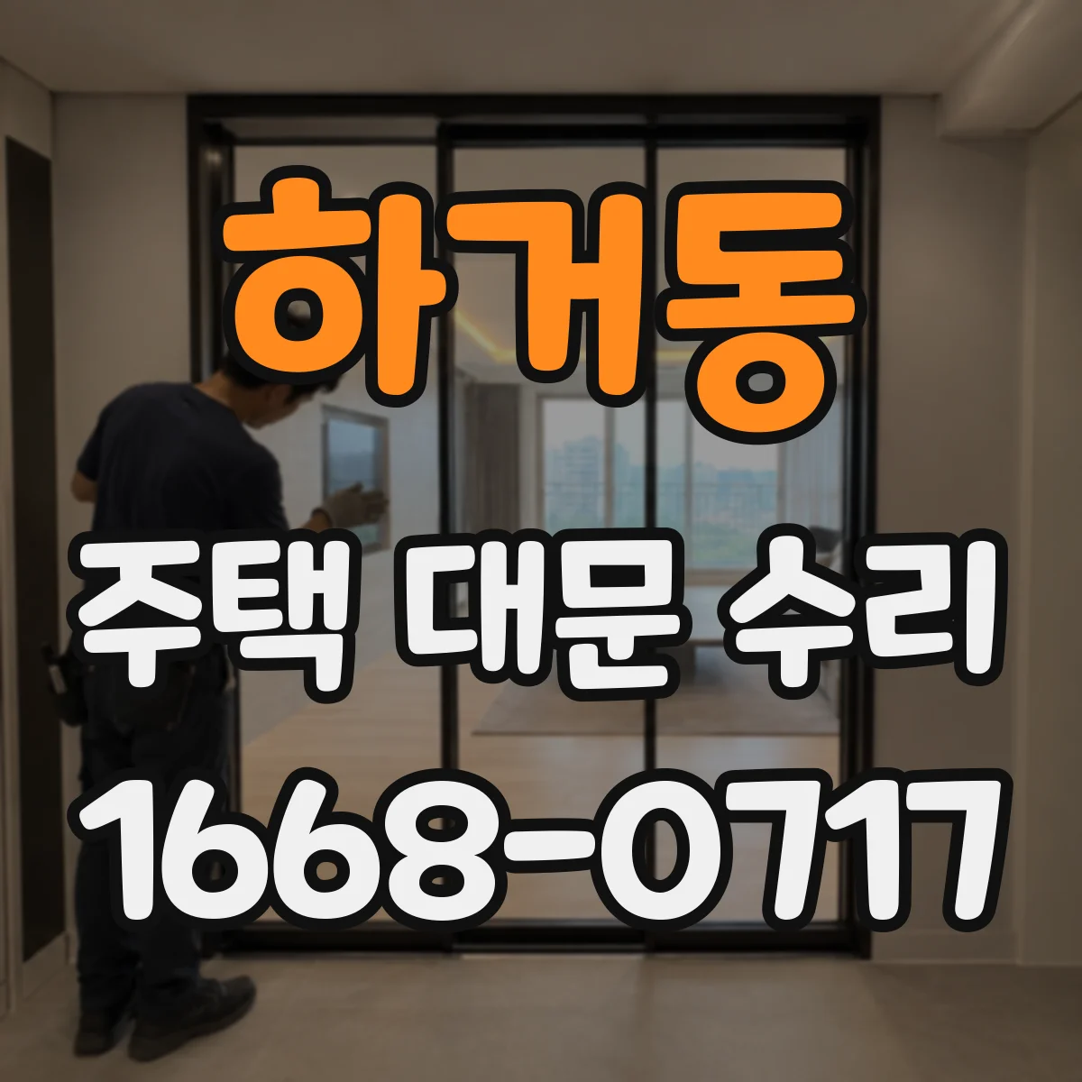 하거동 주택 대문 수리