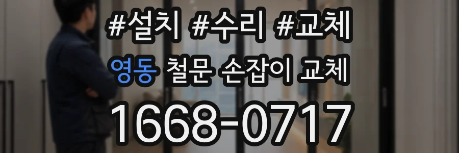 영동 철문 손잡이 교체
