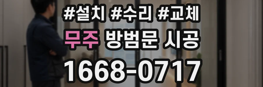 무주 방범문 시공