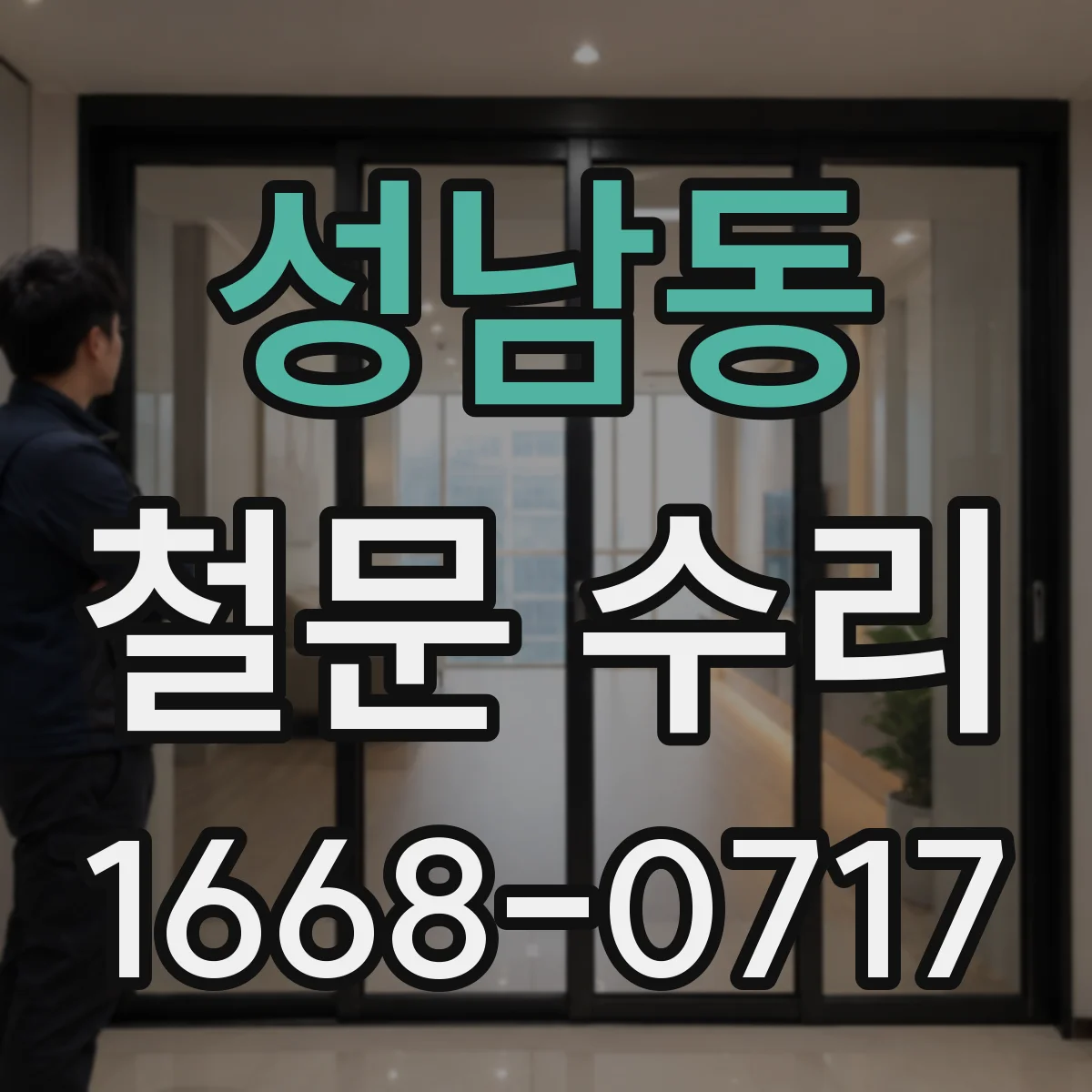 성남동 철문 수리