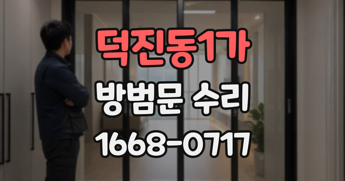 덕진동1가 방범문 수리