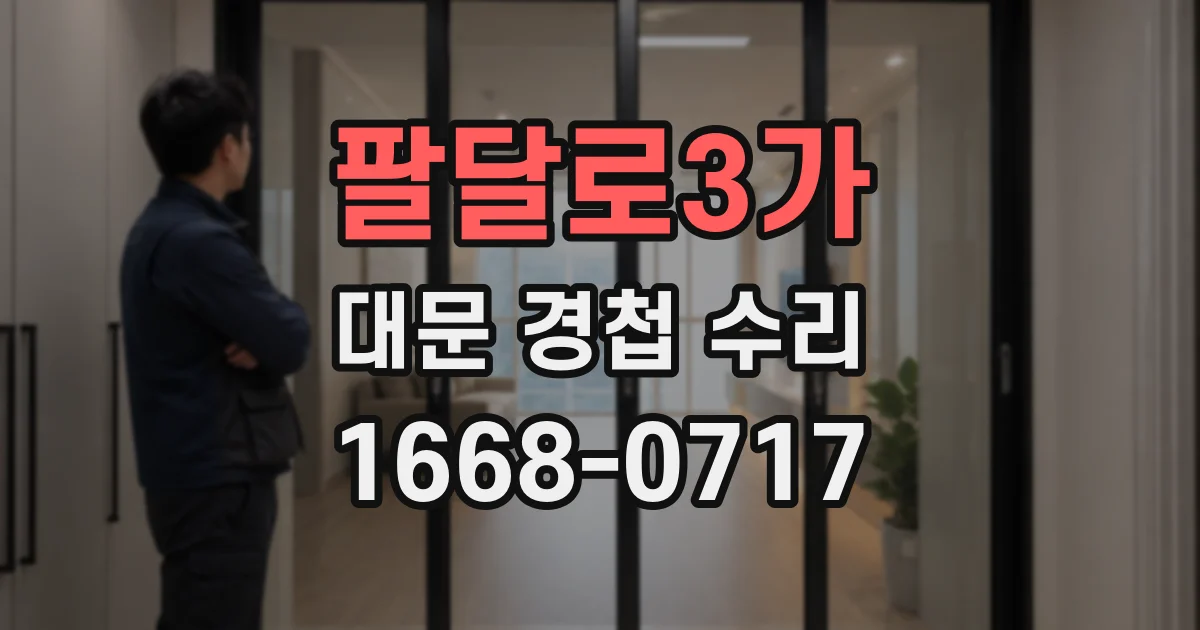 팔달로3가 대문 경첩 수리