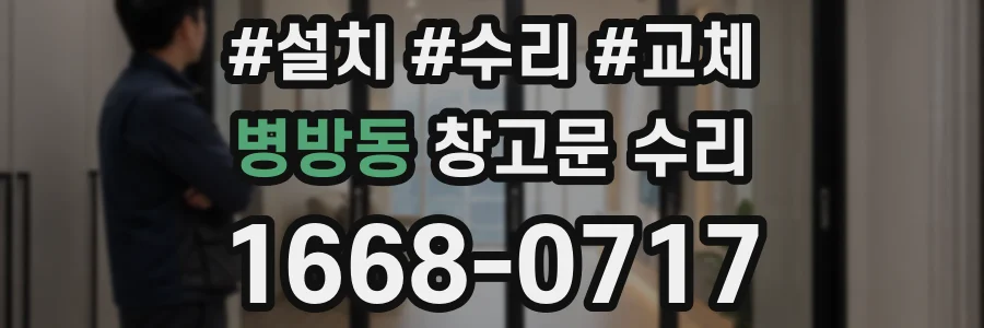병방동 창고문 수리
