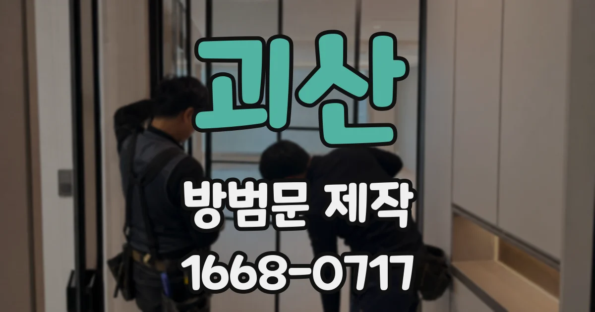 괴산 방범문 제작