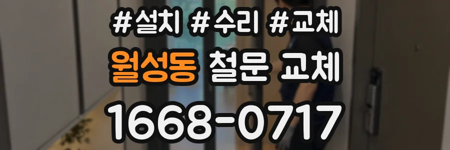 월성동 철문 교체
