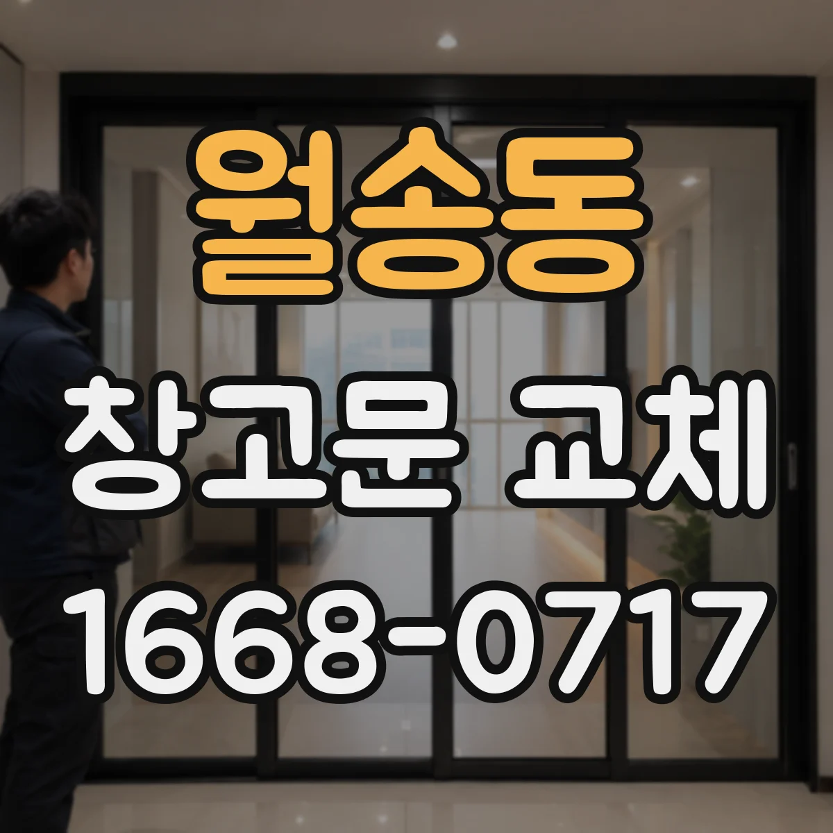 월송동 창고문 교체