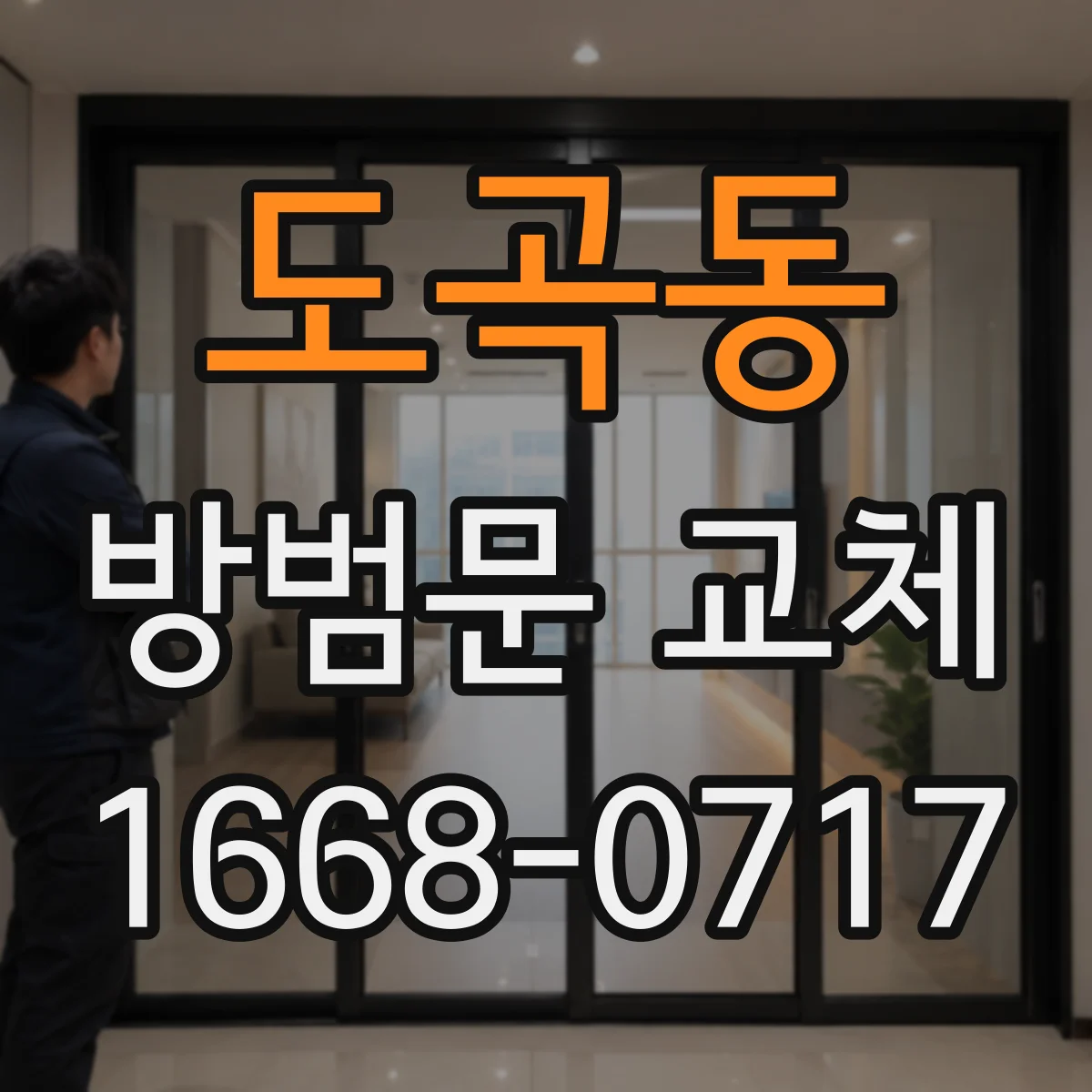 도곡동 방범문 교체