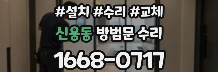 신용동 방범문 수리