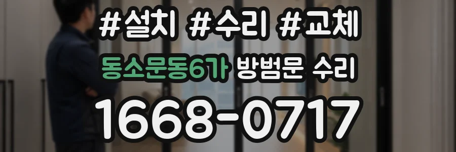 동소문동6가 방범문 수리