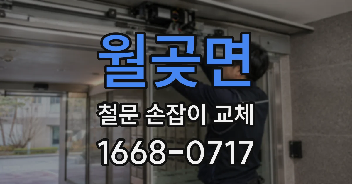 월곶면 철문 손잡이 교체