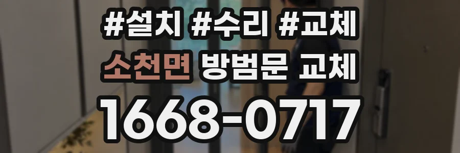 소천면 방범문 교체