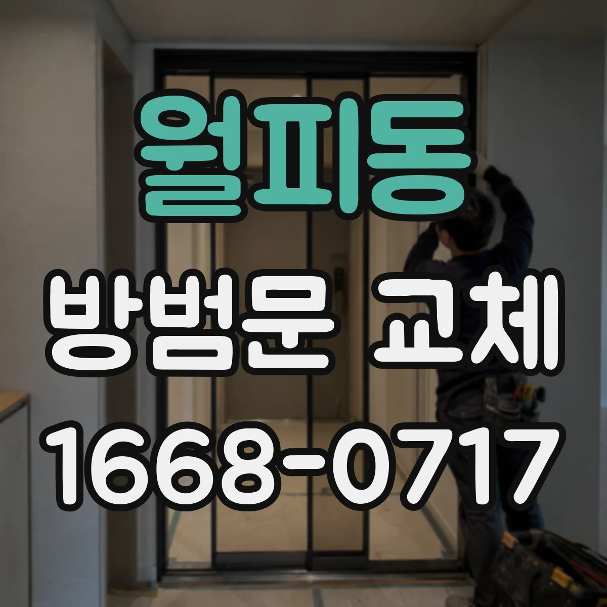 월피동 방범문 교체