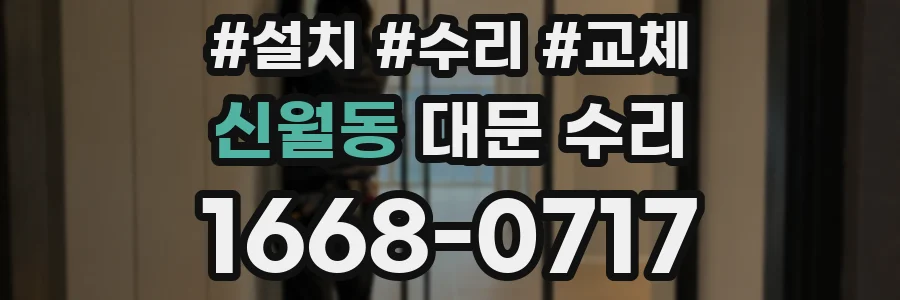 신월동 대문 수리