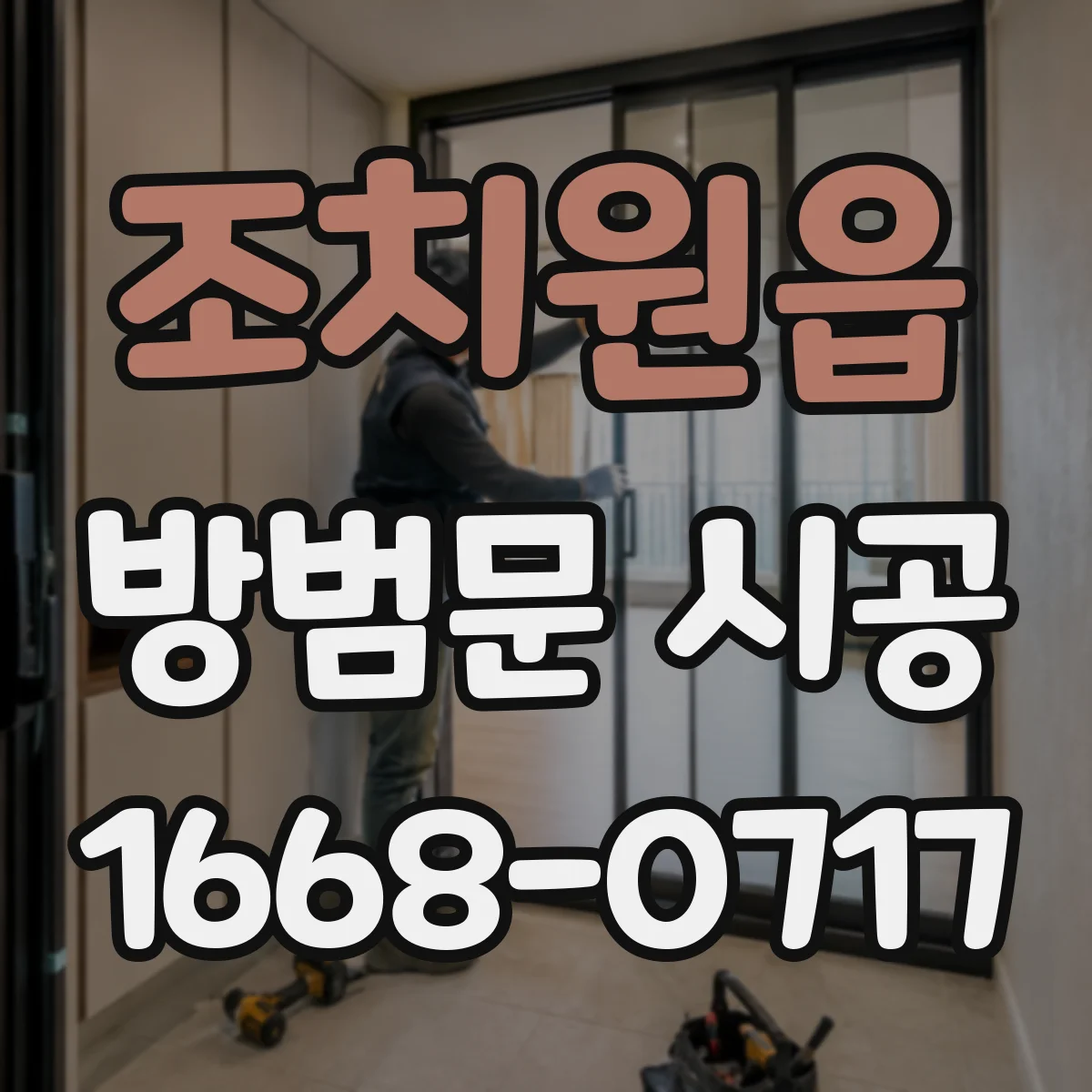 조치원읍 방범문 시공