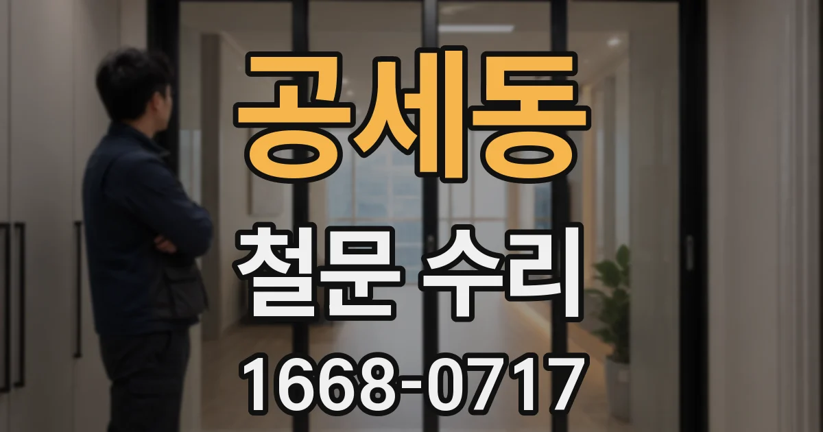 공세동 철문 수리