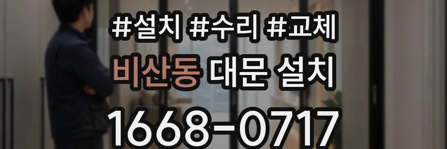비산동 대문 설치