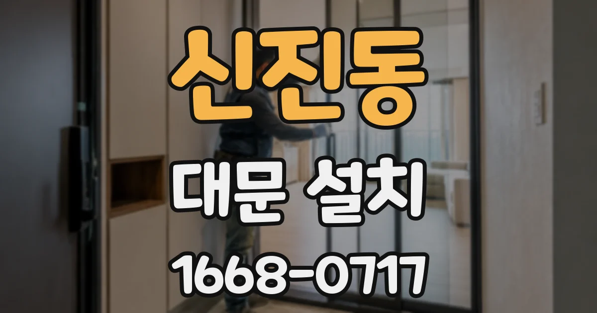 신진동 대문 설치