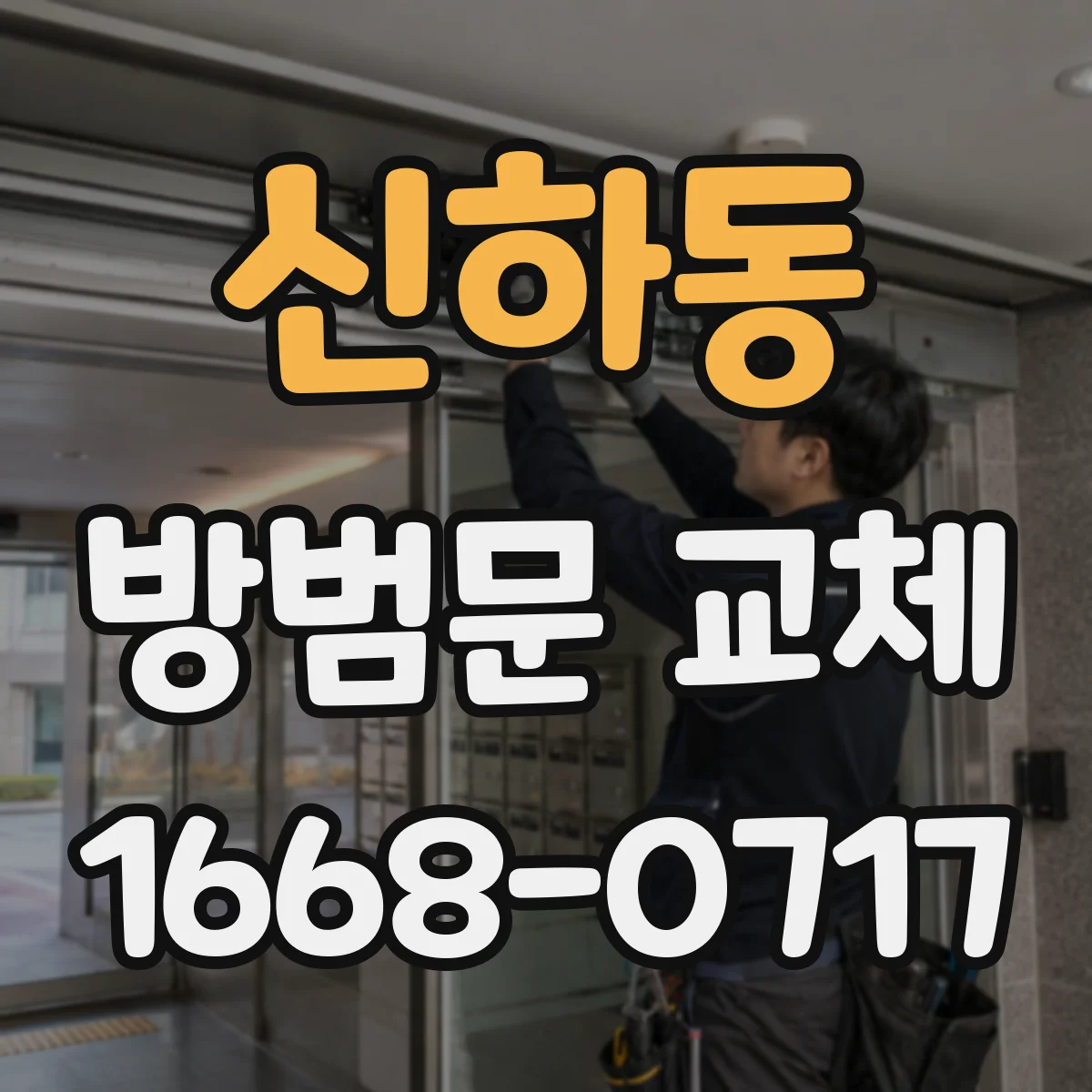 신하동 방범문 교체
