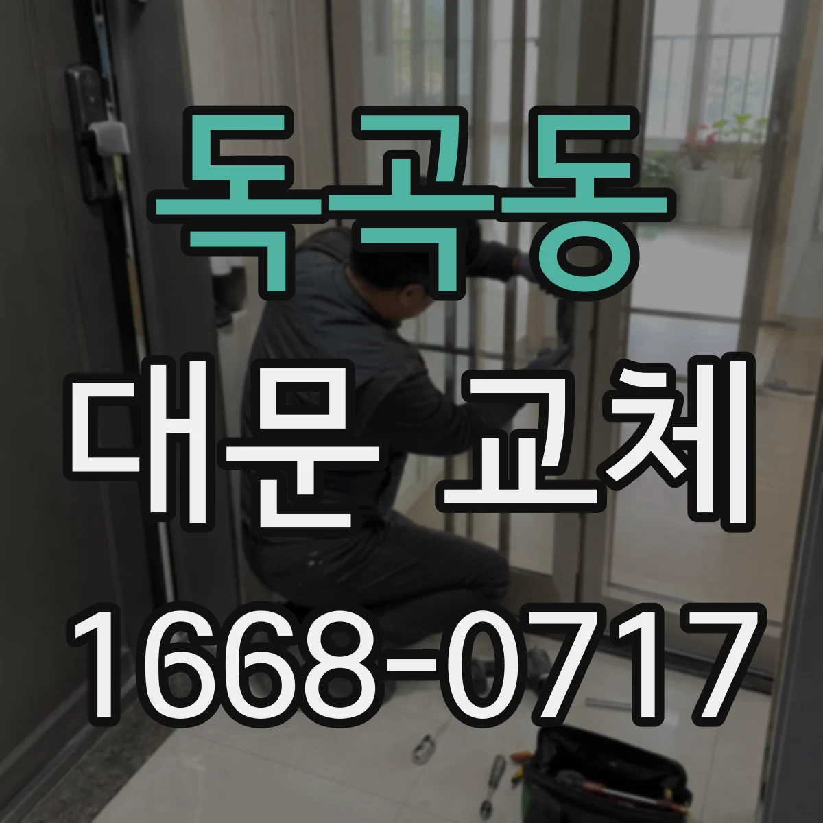 독곡동 대문 교체
