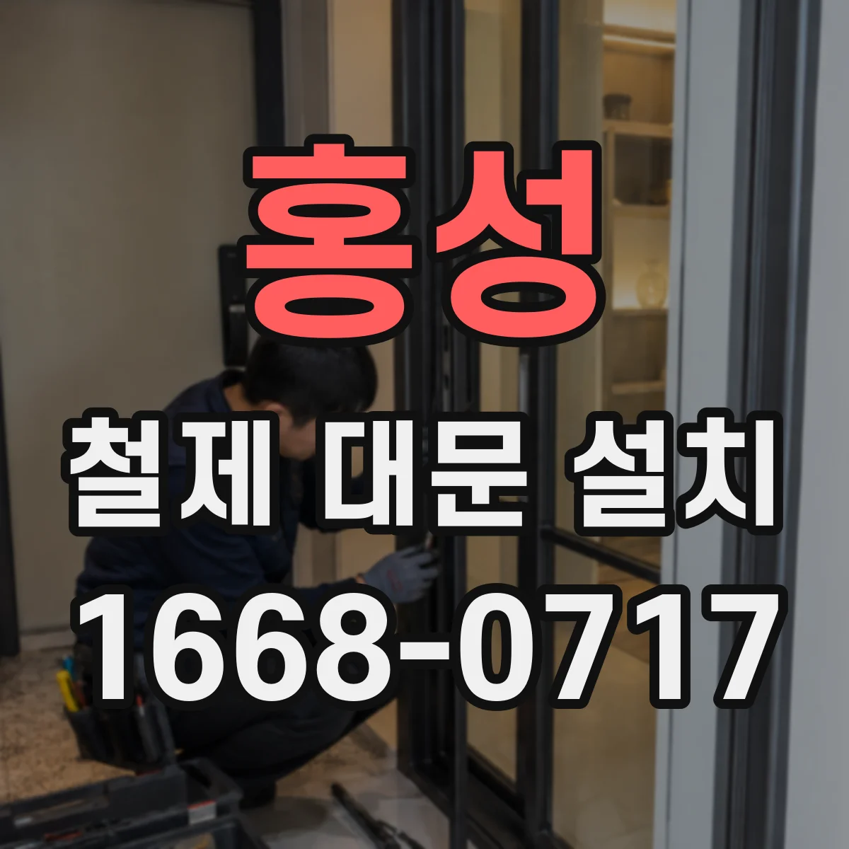 홍성 철제 대문 설치