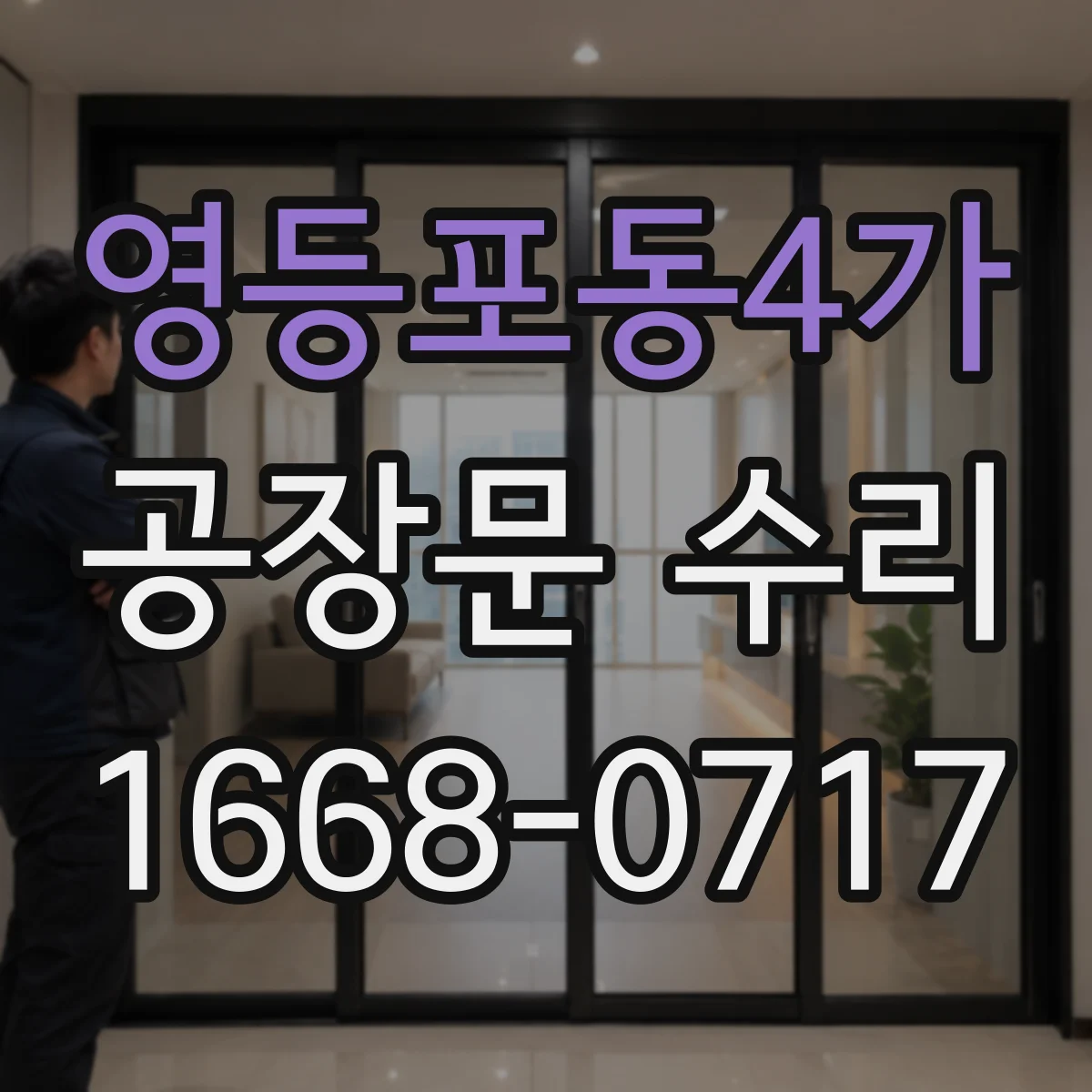 영등포동4가 공장문 수리