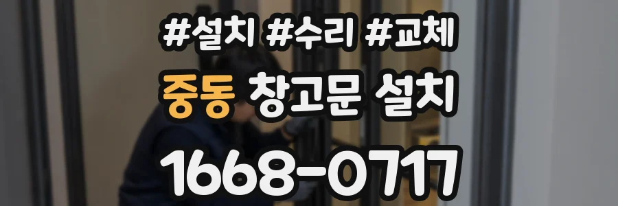 중동 창고문 설치