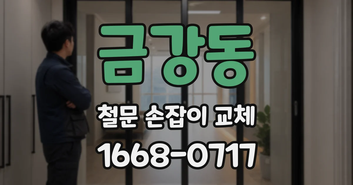 금강동 철문 손잡이 교체