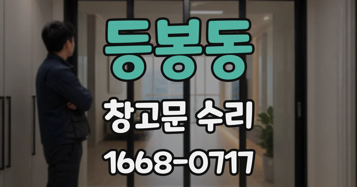 등봉동 창고문 수리