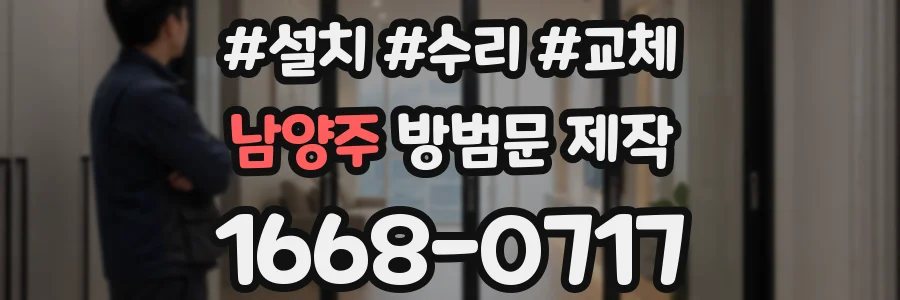 남양주 방범문 제작