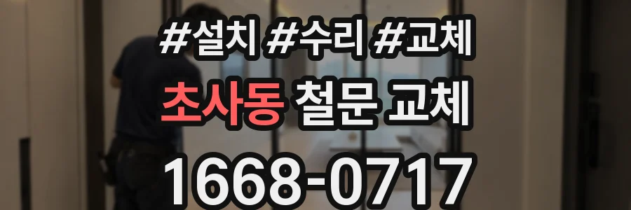 초사동 철문 교체