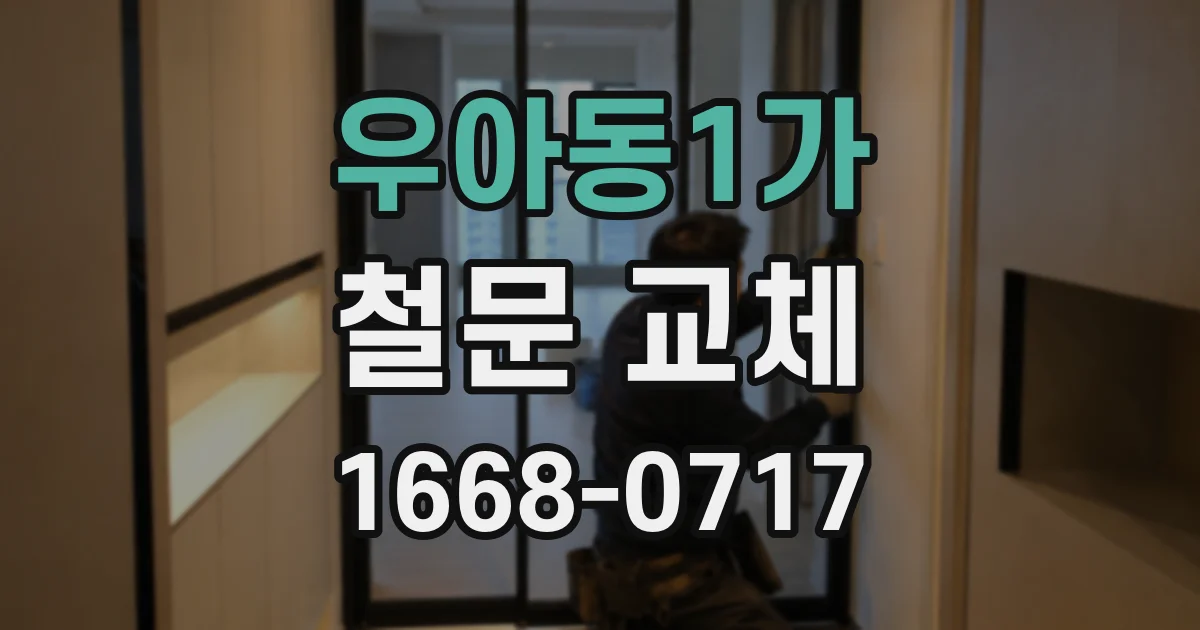 우아동1가 철문 교체
