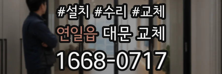 연일읍 대문 교체