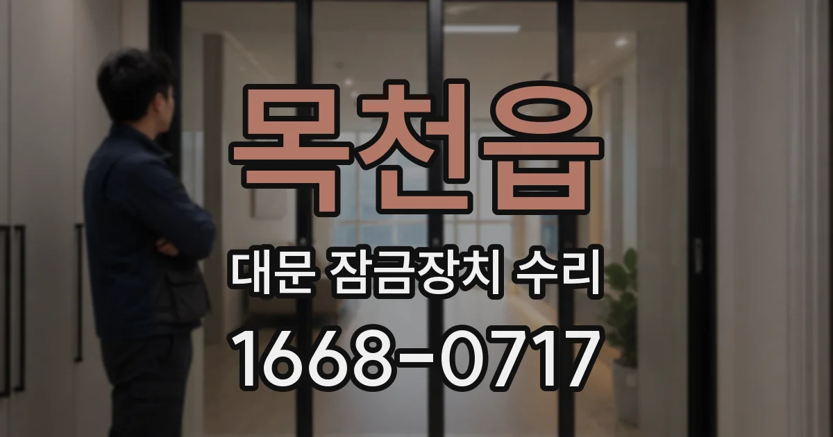 목천읍 대문 잠금장치 수리