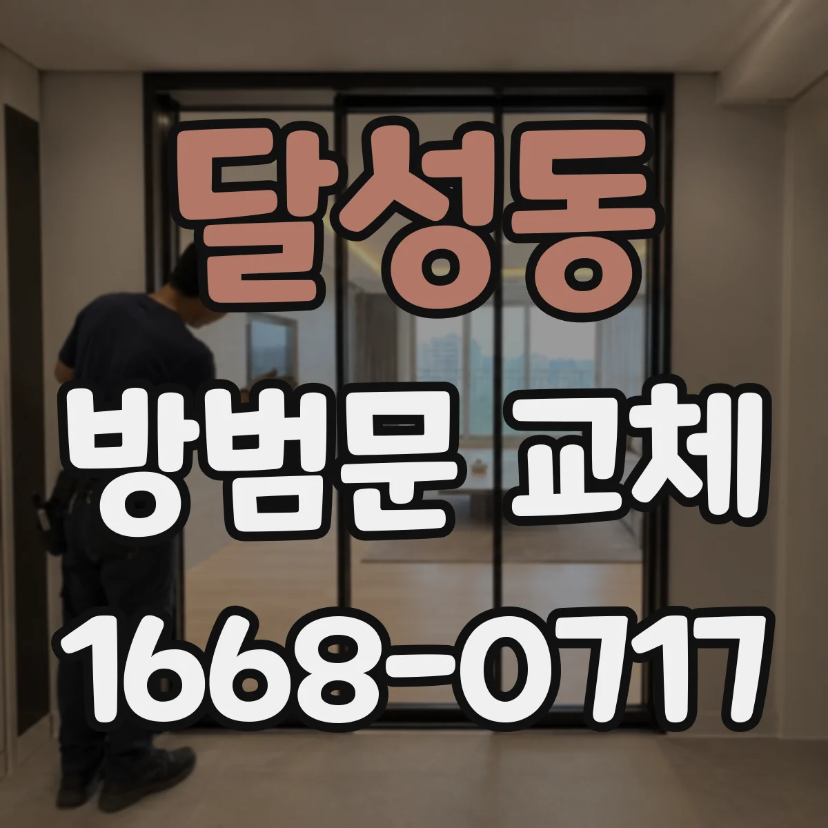 달성동 방범문 교체