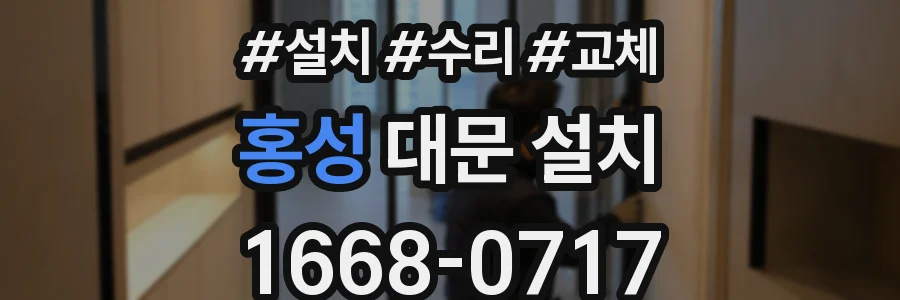 홍성 대문 설치