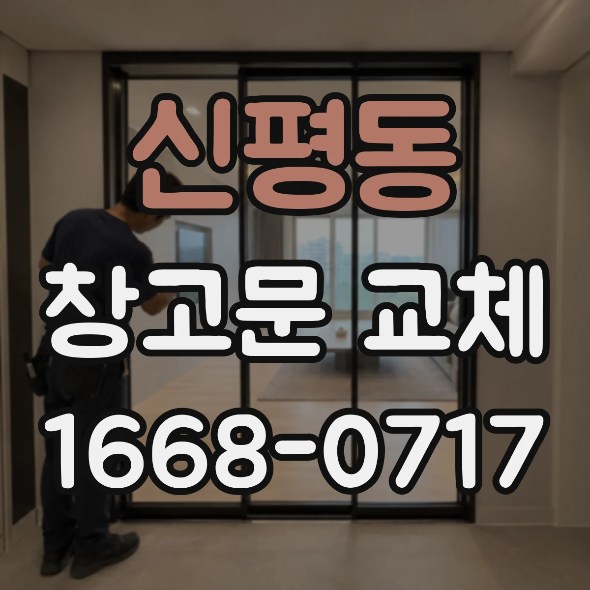 신평동 창고문 교체