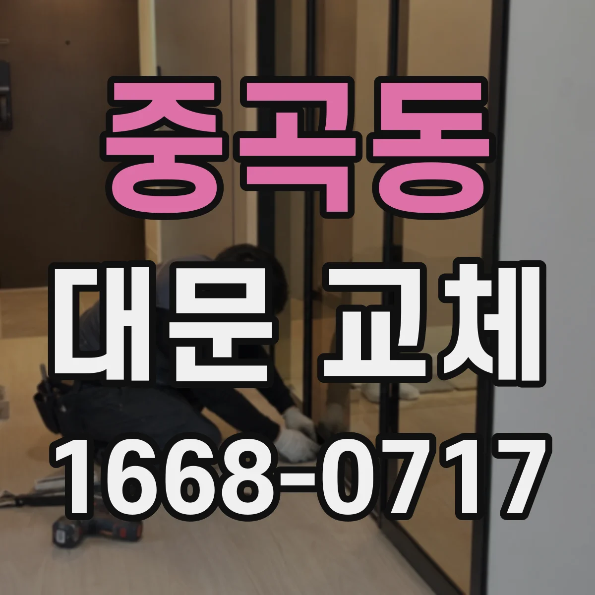 중곡동 대문 교체