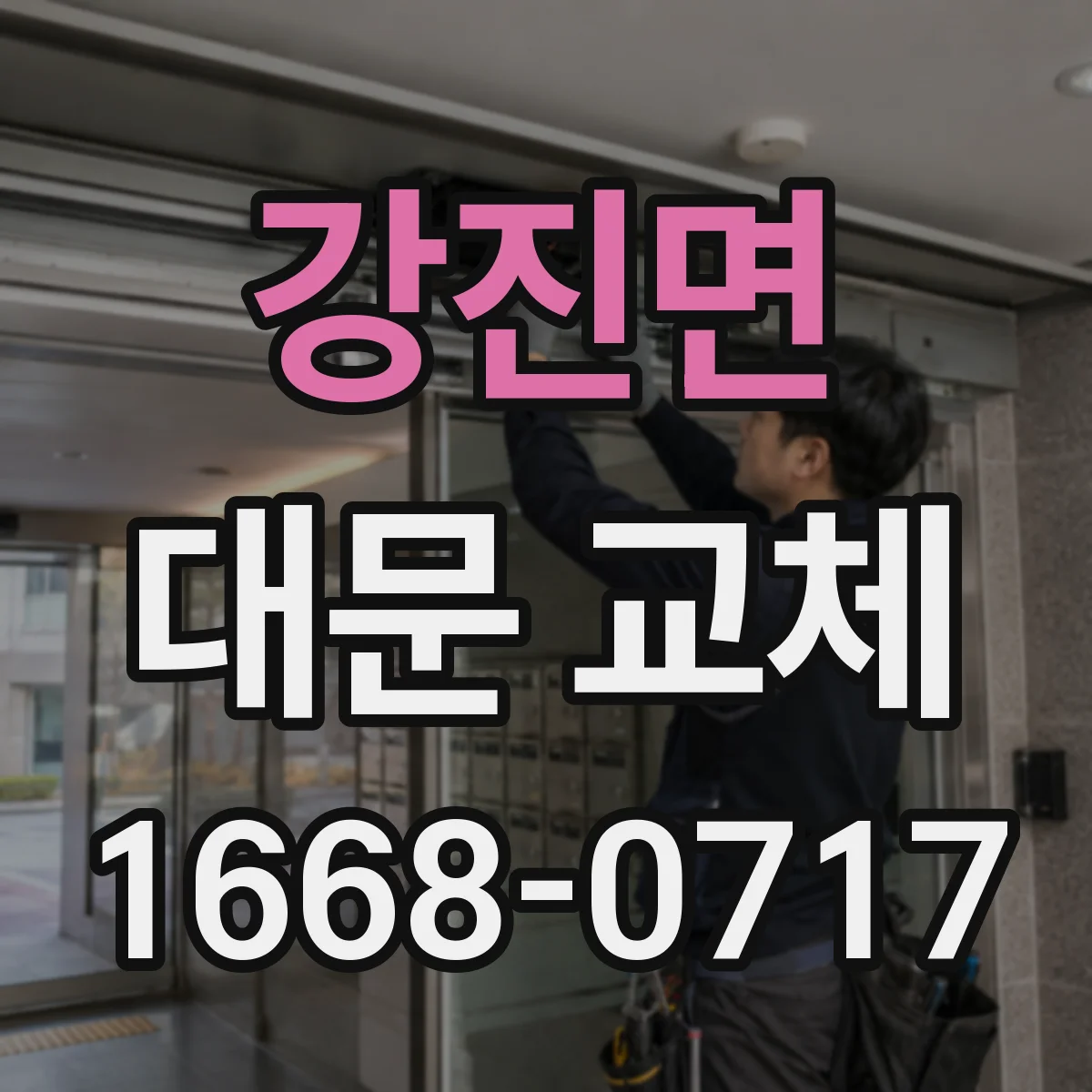 강진면 대문 교체