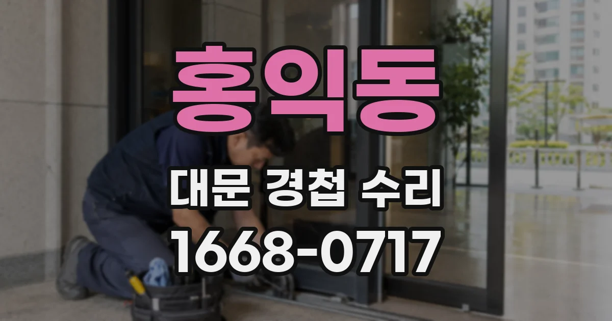 홍익동 대문 경첩 수리