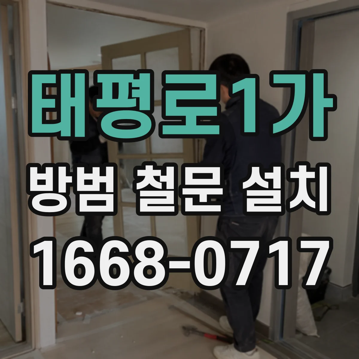 태평로1가 방범 철문 설치