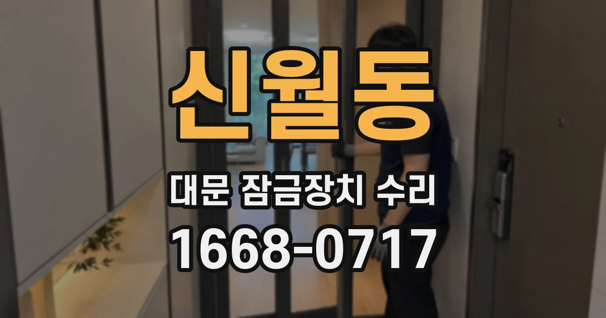 신월동 대문 잠금장치 수리