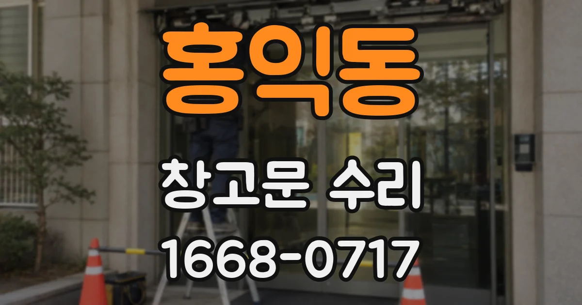 홍익동 창고문 수리