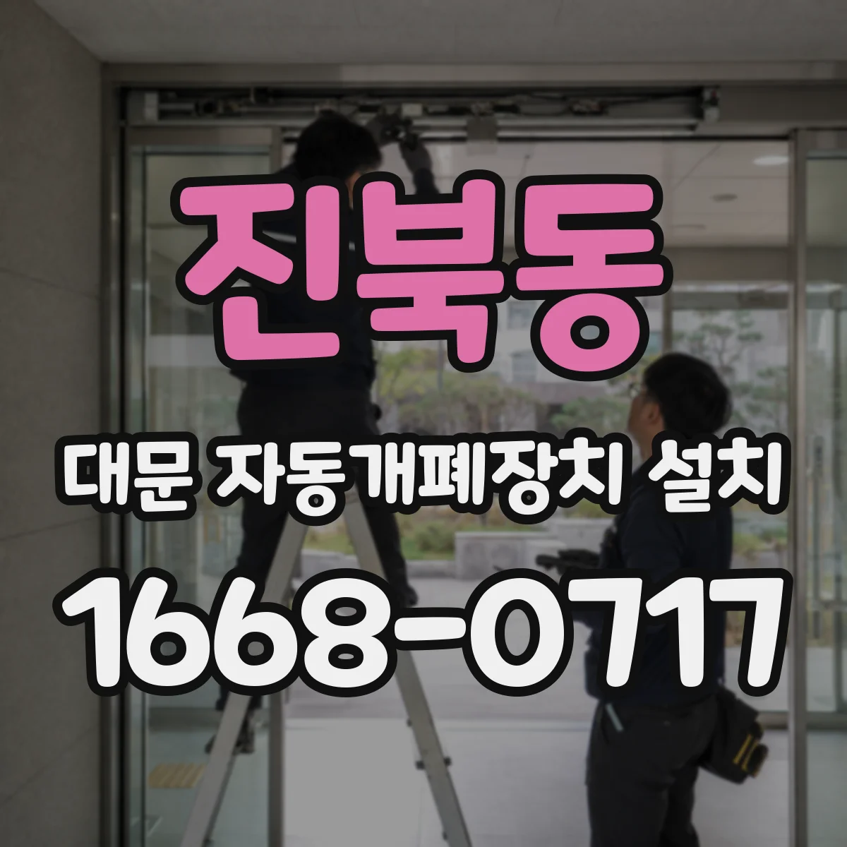 진북동 대문 자동개폐장치 설치