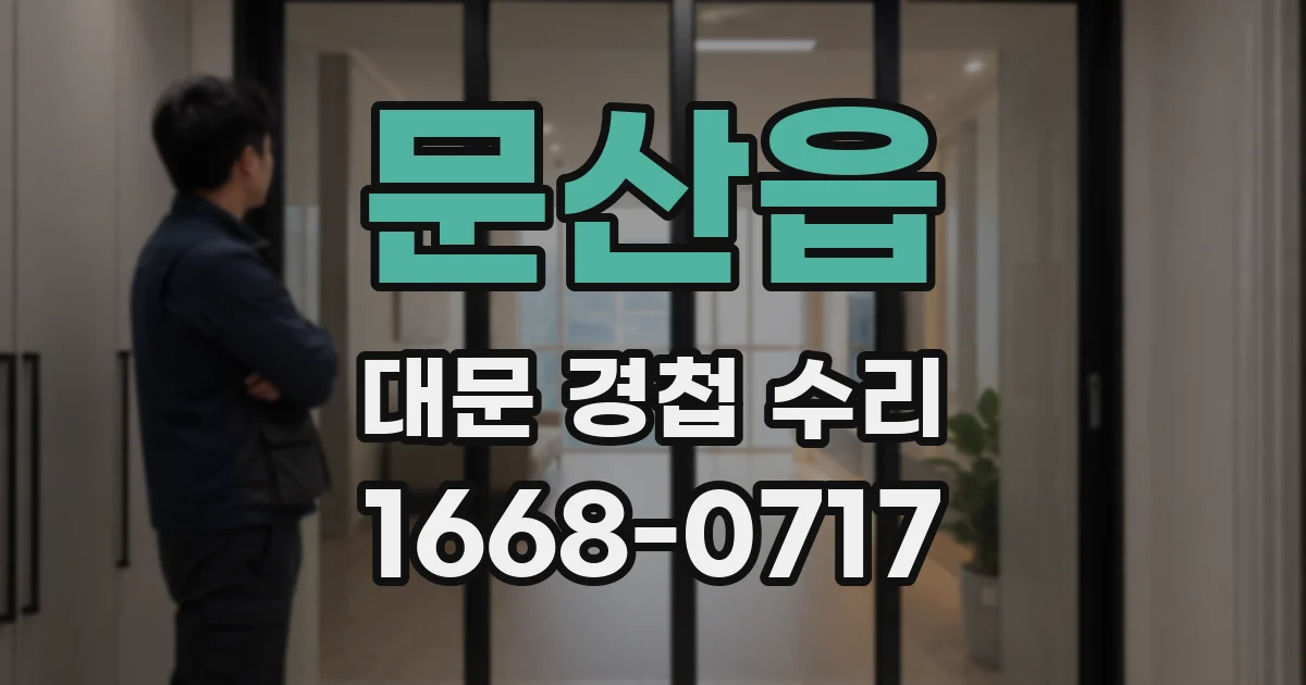 문산읍 대문 경첩 수리
